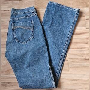 Ariat Denim "Turquoise"  Womens Blue Jeans  Bootcut Size 30 XL